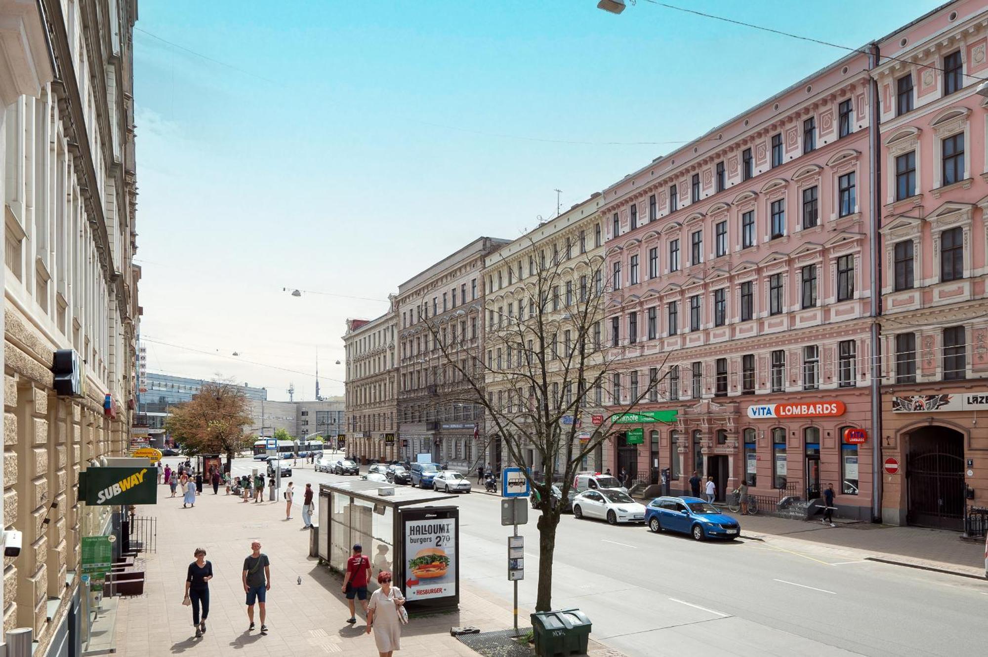 Fantastic Studio Apartment In The Heart Of Rīga Exterior foto